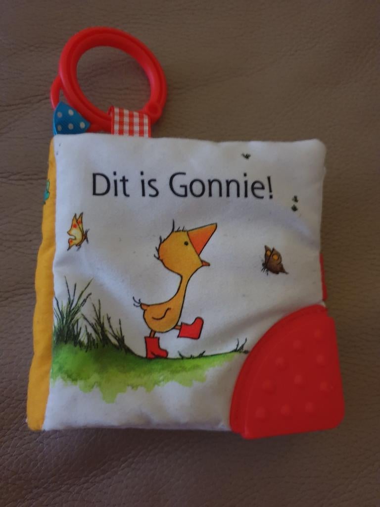 Stoffen boekje 'Dit is Gonnie!' - Gonnie en Gijsje, Ophalen of Verzenden, Gebruikt, Overige typen
