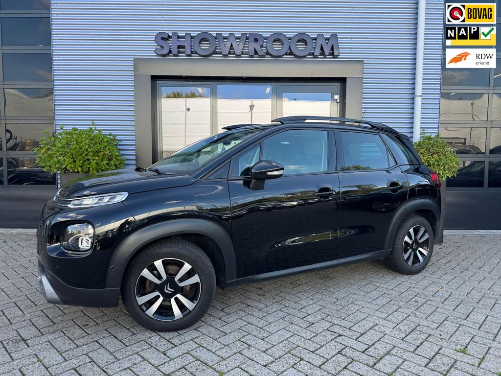 Citroen C3 AIRCROSS PANO|Leder|Stoelverwarming|Cruise|Head U, Gebruikt, Leder en Stof, Zwart, Bedrijf