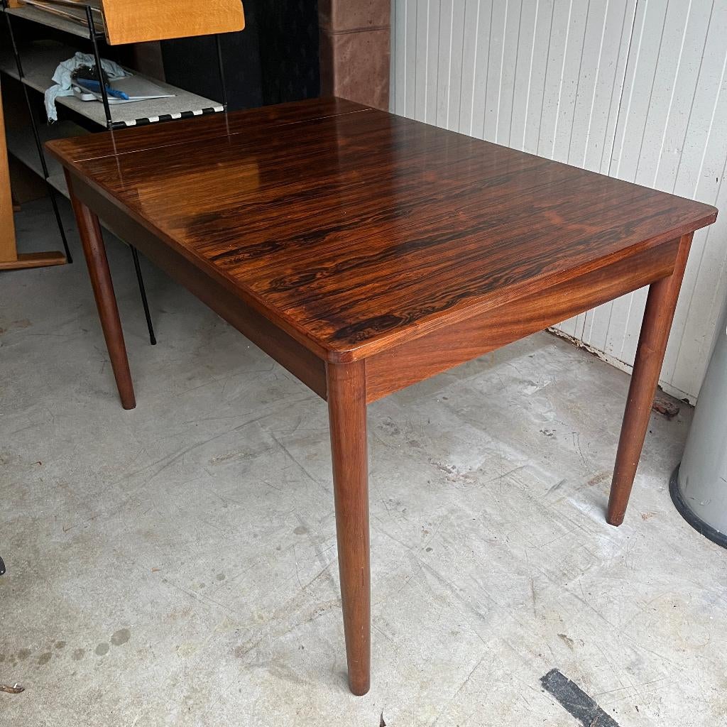 palissander eettafel Topform Pastoe verlengbaar, Gebruikt, Deens design, Vijf personen of meer, Palissander