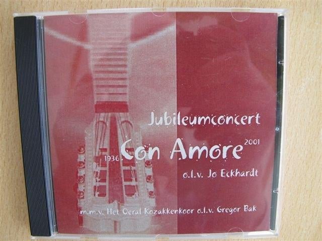 Cd mandoline: Jubileumconcert Con Amore 2001 olv Jo Eckhardt, Ophalen of Verzenden, Classicisme, Zo goed als nieuw, Kamermuziek