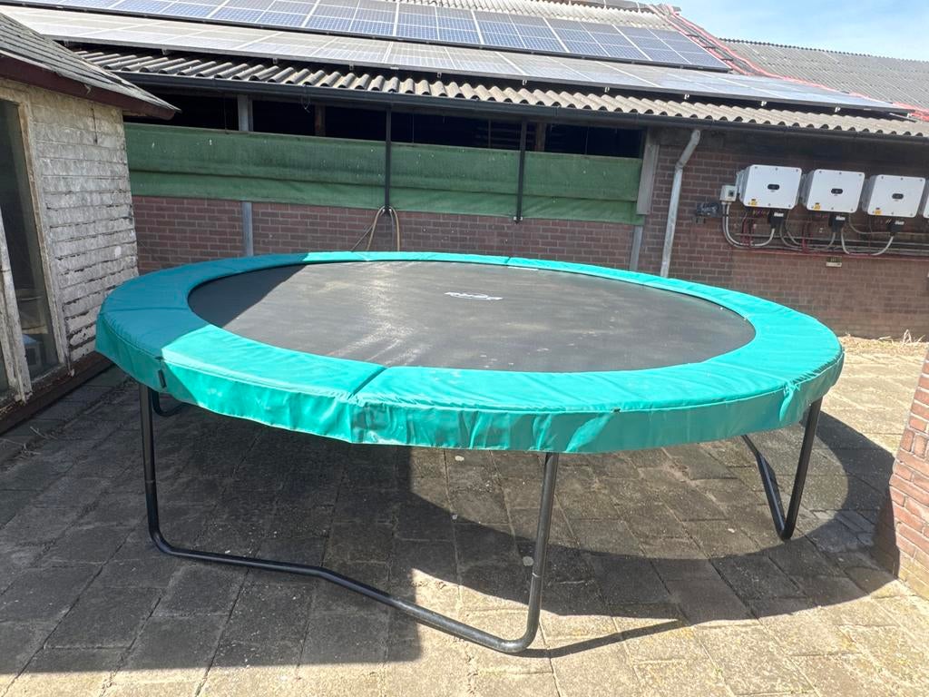 Berg Champion Airflow trampoline 430cm, Verzenden, Zo goed als nieuw