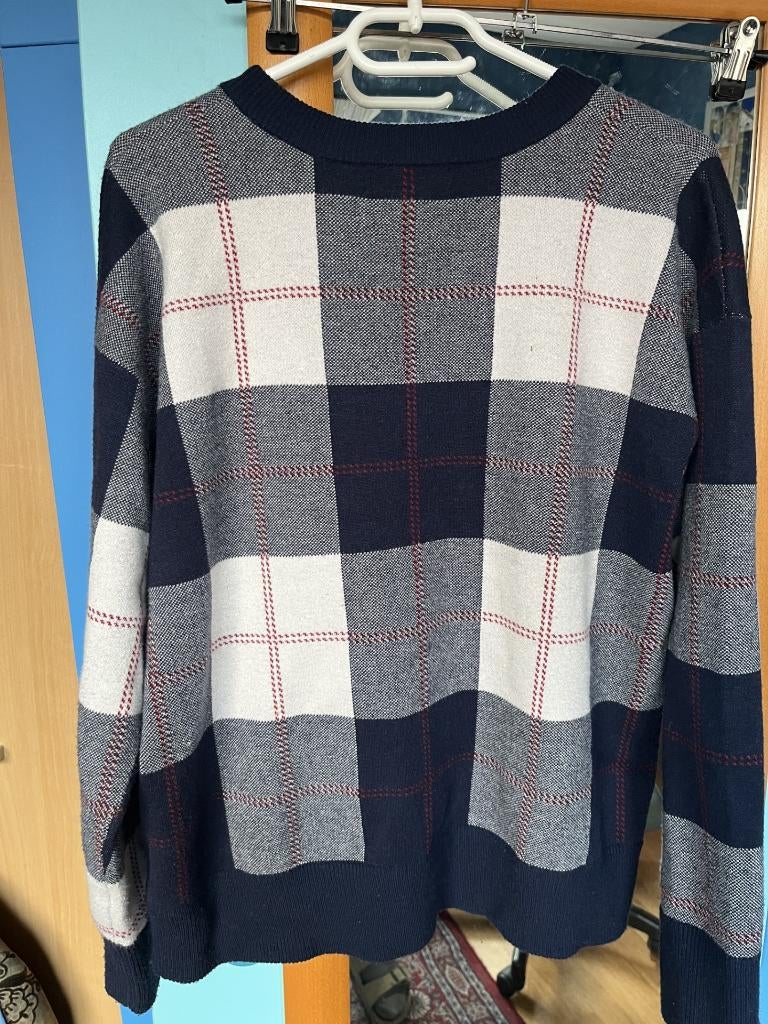 mooie warme geruite trui Rachel Zoe 42/44 als nieuw, Kleding | Dames, Verzenden, Zo goed als nieuw, Maat 42/44 (L)