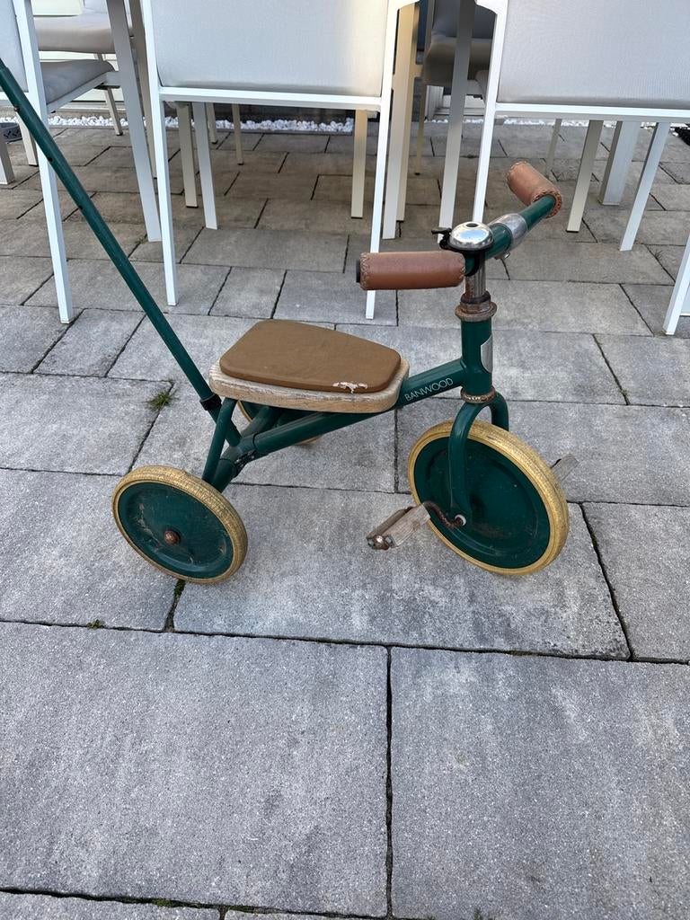Banwood driewieler vintage, Ophalen of Verzenden, Gebruikt, Duwstang
