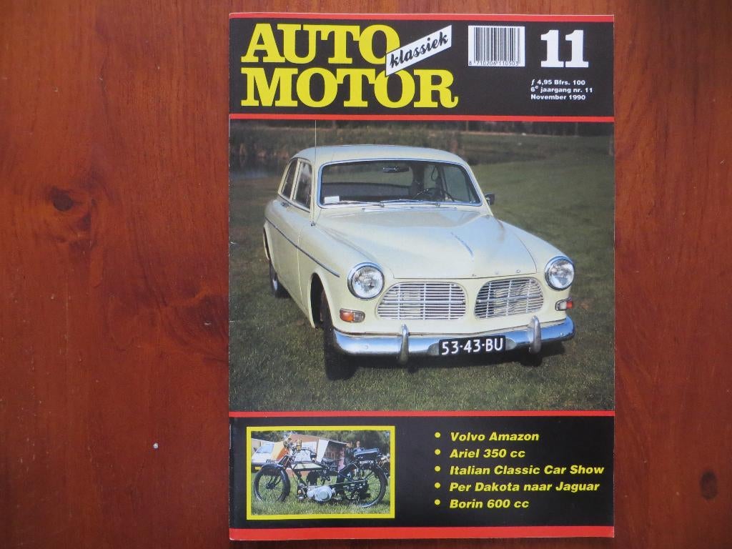 Auto Motor Klassiek 10 1990 Volvo Amazon, Ariel 350 cc, Ophalen of Verzenden, Nieuw, Volvo