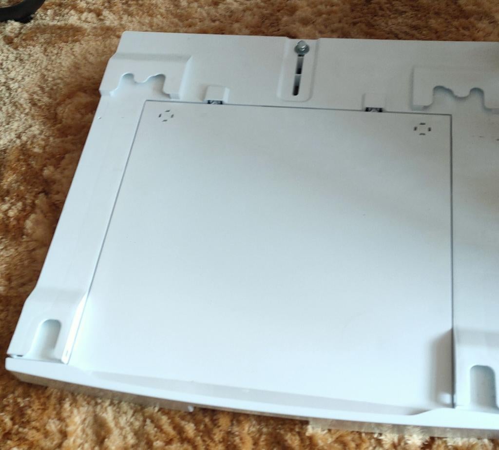 Stapelkit voor wasmachine en droger met uitschuifbare rek, Witgoed en Apparatuur, Onderdelen en Toebehoren, Ophalen of Verzenden