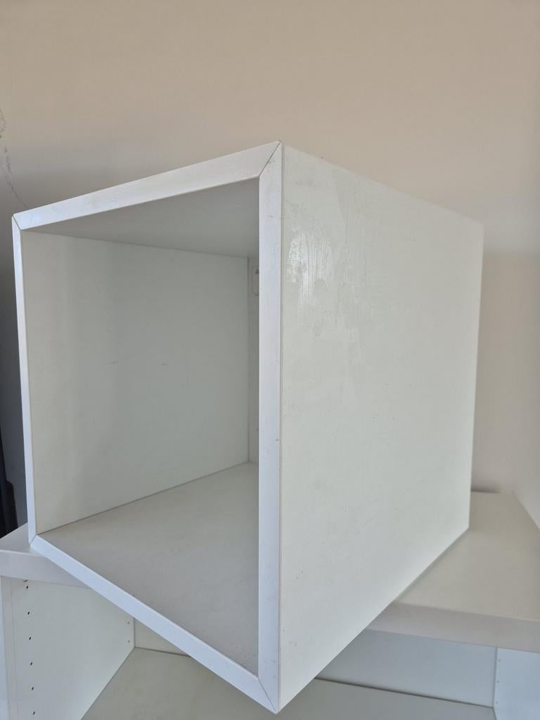 IKEA Kubus Kast / Vakkenkast - Wit, Veelzijdig Opbergmeubel, Ophalen, Met plank(en), Minder dan 50 cm, Gebruikt