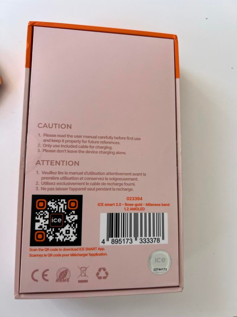 Ice Smart 2.0 smartwatch rose goud, Ophalen of Verzenden, Zo goed als nieuw, GPS, Roze