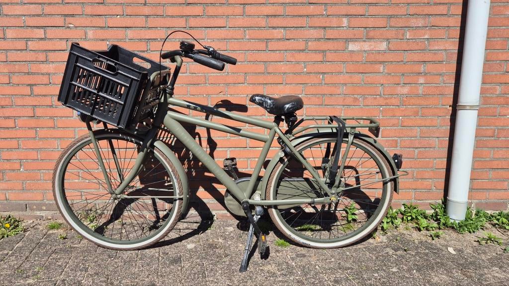 Cortina U4 26 inch legergroen, Terugtraprem, Gebruikt, Versnellingen, Minder dan 47 cm