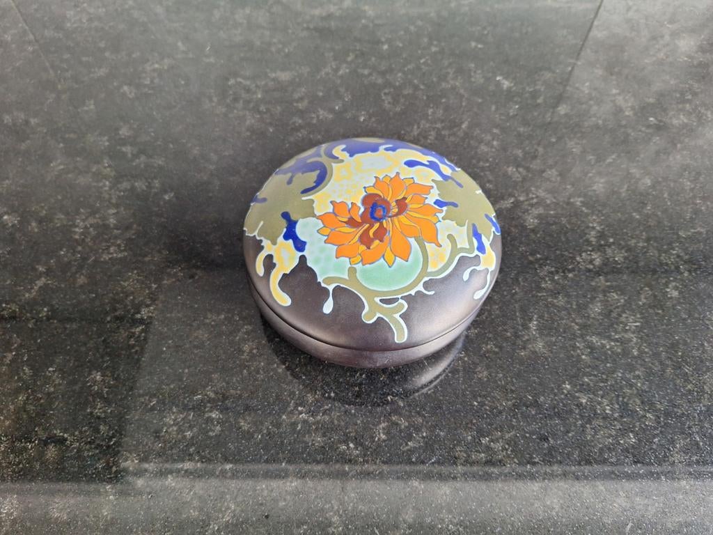 Gouda Regina Chryso plateel doosje, Ophalen of Verzenden