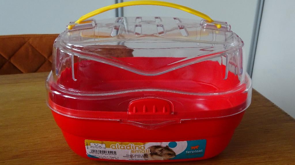 Hamster Vervoerbox Van Plastic., Ophalen of Verzenden, Zo goed als nieuw, Transportkoffer of -box