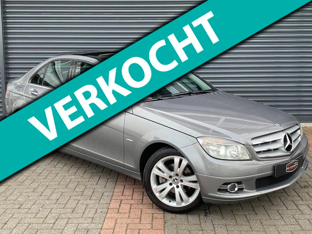 Mercedes-Benz C-klasse 200 K Avantgarde Panoramadak | Pdc |, Automaat, Traction-control, Achterwielaandrijving, Zwart