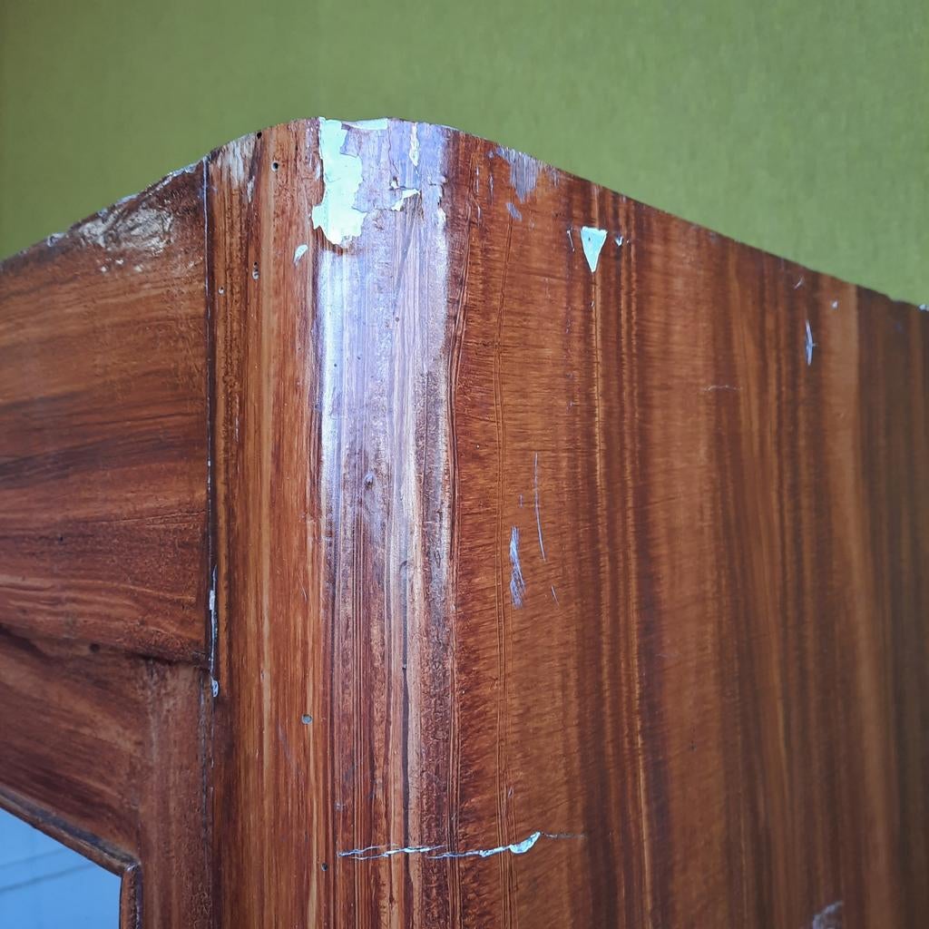 Vintage Art Deco style vitrine kast, boekenkast met lades, Huis en Inrichting, Kasten | Vitrinekasten, Ophalen, Gebruikt, Met deur(en)