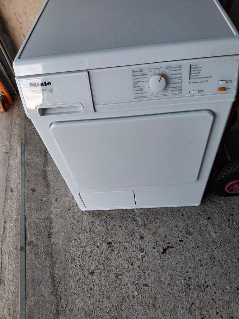 Miele T4463C SoftCare System wasdroger, 6 tot 8 kg, Gebruikt, Ophalen of Verzenden, 85 tot 90 cm
