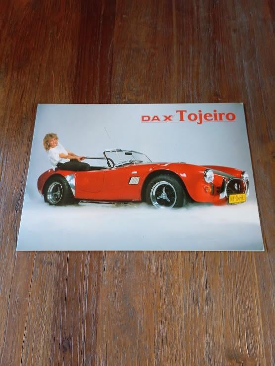 Dax Cobra Tojeiro 1986 4 pag., Verzenden, Zo goed als nieuw, Overige merken