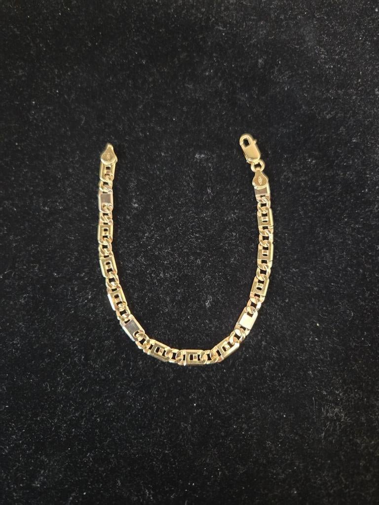 14 k gouden rolex model armband 13,3 gram, Ophalen of Verzenden, Nieuw, Goud, Goud