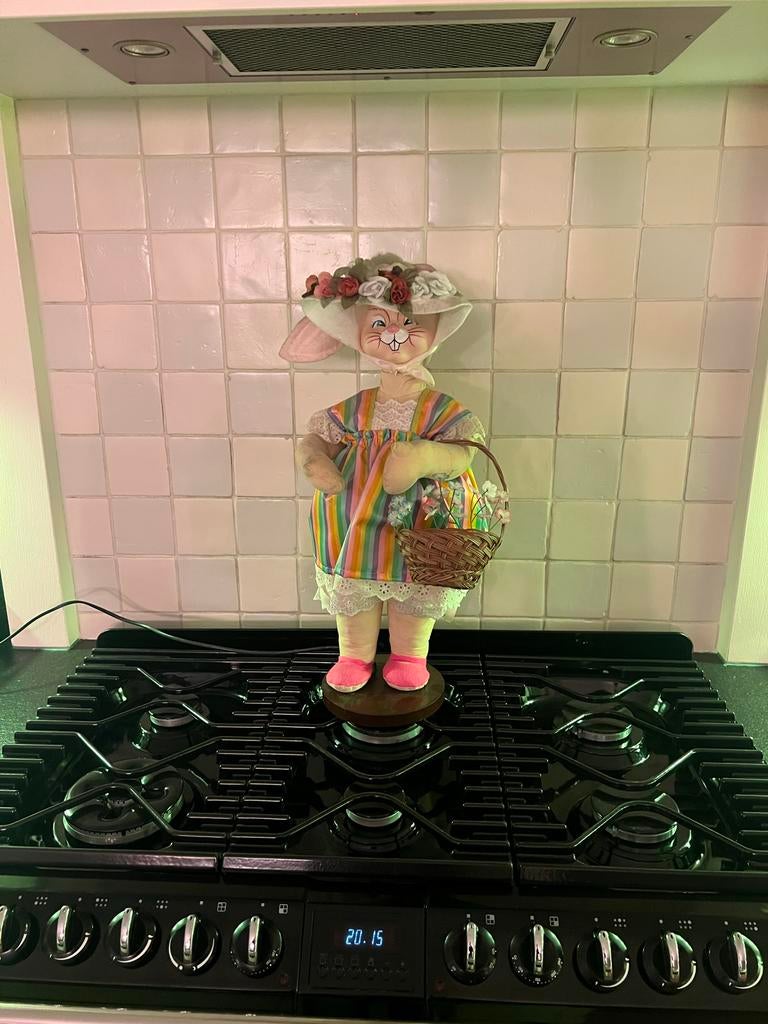 3 x automaton ruitentikker etalage bakker bewegende poppen, Ophalen of Verzenden, Gebruikt