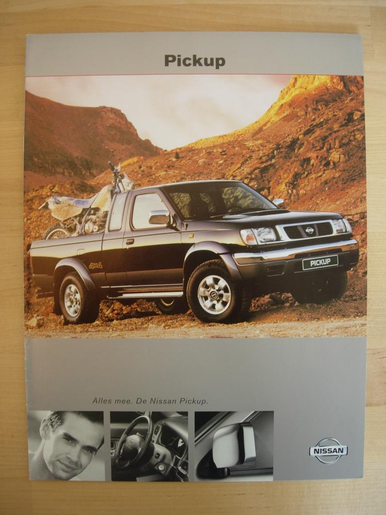 Nissan Pickup Brochure 2000 – Navara King Cab Pick-up, Nissan, Ophalen of Verzenden, Zo goed als nieuw, Nissan