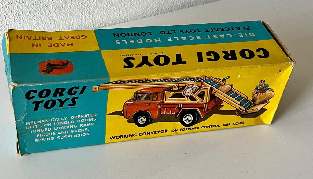 Corgi doosje Forward Control FC-150 Jeep Hydraulic Tower, Hobby en Vrije tijd, Ophalen of Verzenden, Gebruikt, Auto, Corgi