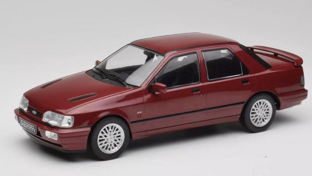 1:18 Ford Sierra 4x4 Cosworth - 1990 - Donkerrood NIEUW!, Hobby en Vrije tijd, Modelauto's | 1:18, Overige merken, MCG, Auto, .