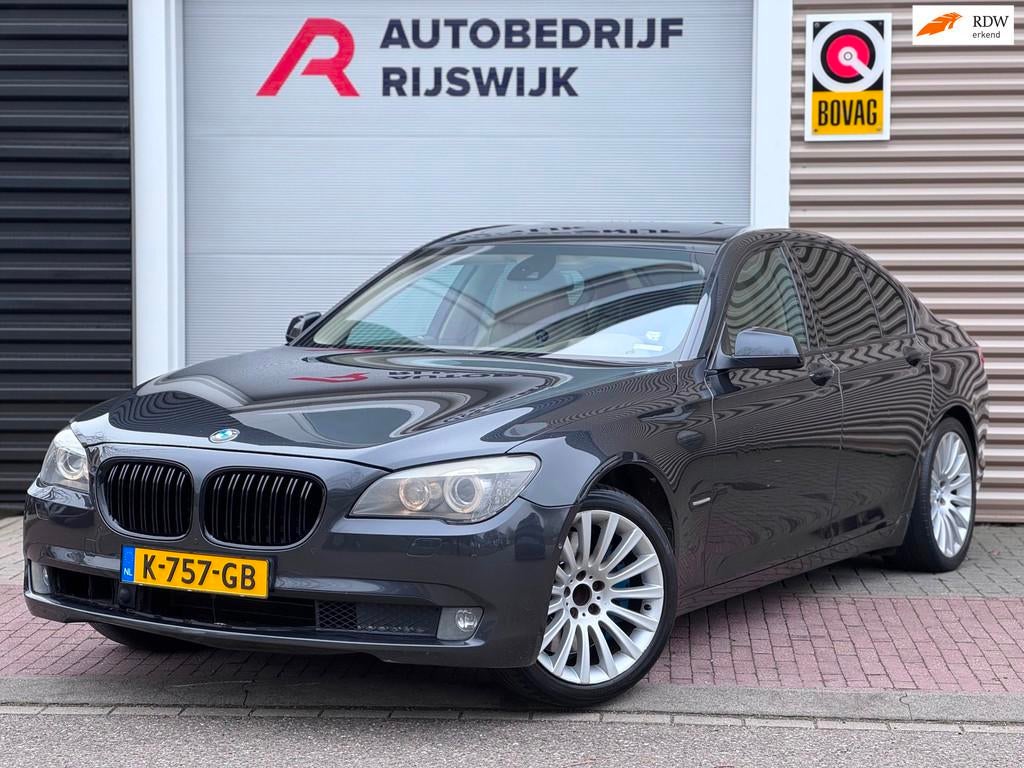 BMW 7-serie 750i Memory/Dak/Camera/Sportuitlaat, Auto's, BMW, Automaat, Euro 5, Achterwielaandrijving, Gebruikt