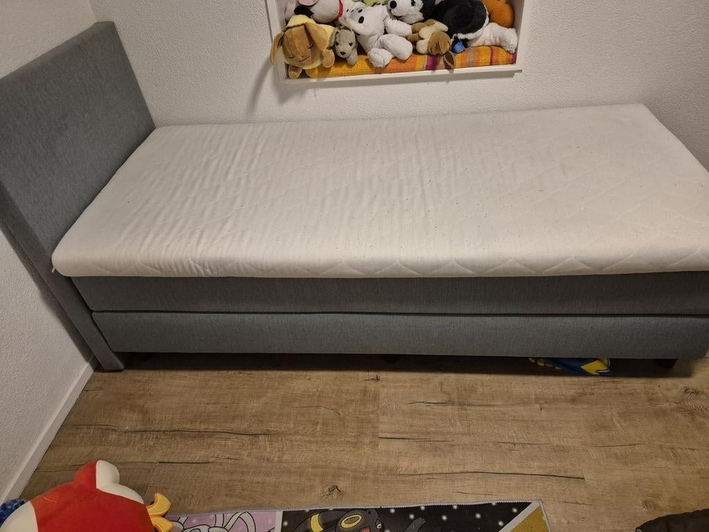 Boxspring bedden, Huis en Inrichting, Ophalen, Gebruikt, 90 cm, Eenpersoons
