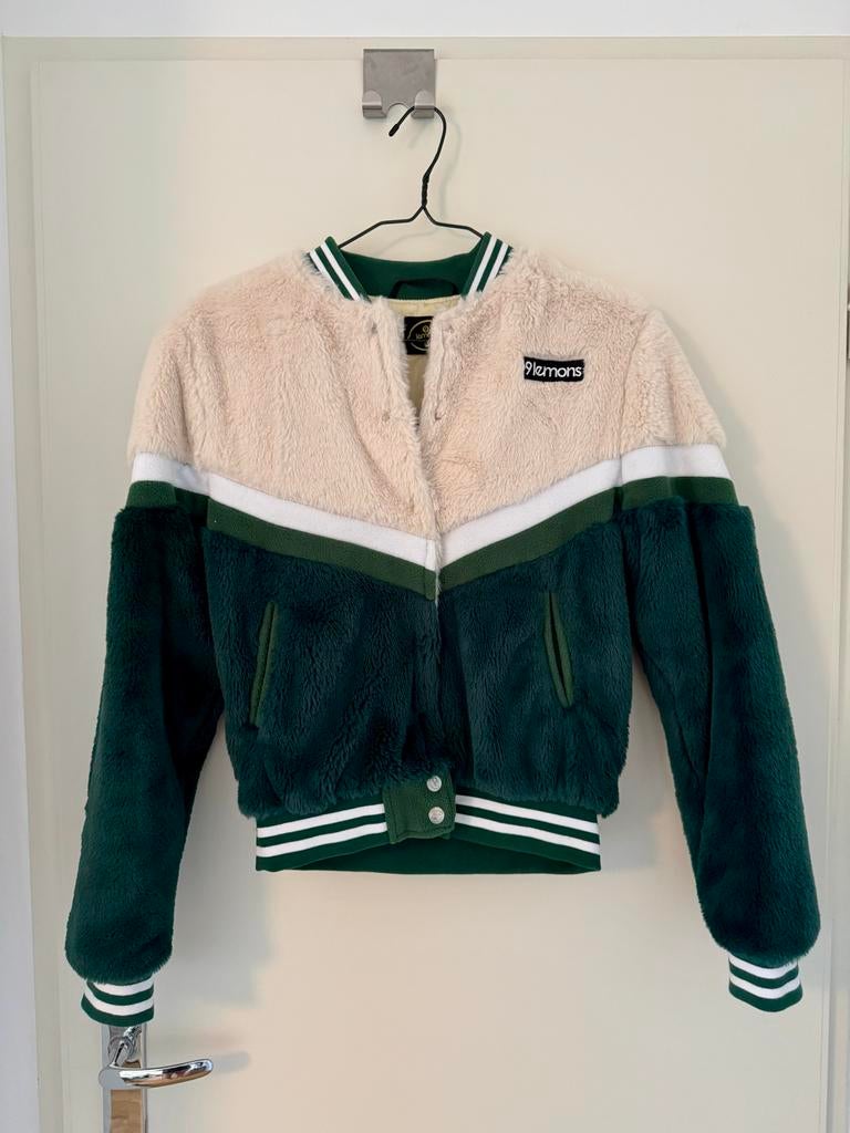 9 Lemons teddy bomber – Praktisch als nieuw!, Ophalen of Verzenden, Zo goed als nieuw, Maat 34 (XS) of kleiner, Groen