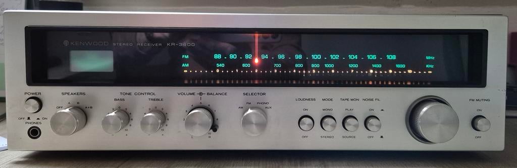 Mooie Kenwood receiver KR-3400, Audio, Tv en Foto, Versterkers en Receivers, Gebruikt, Ophalen, Overige merken, Minder dan 60 watt