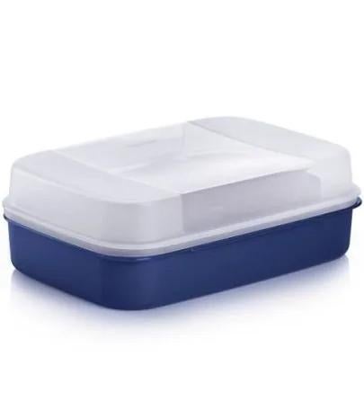 Nieuwe Tupperware Variadoos 2.5 Liter - Blauw/Wit, Huis en Inrichting, Keuken | Tupperware, Ophalen of Verzenden, Nieuw, Blauw