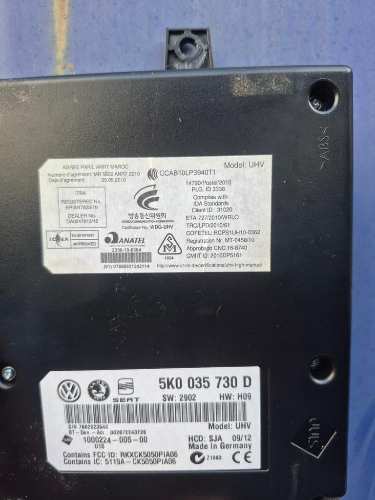 Volkswagen Bluetooth module, Auto diversen, Carkits, Ophalen of Verzenden