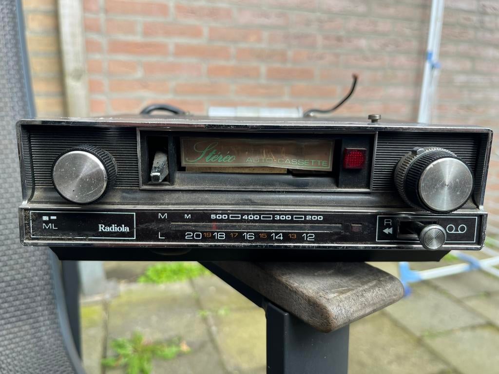 Classic Autoradio oldtimer radio Vintage, Auto diversen, Ophalen of Verzenden, Gebruikt