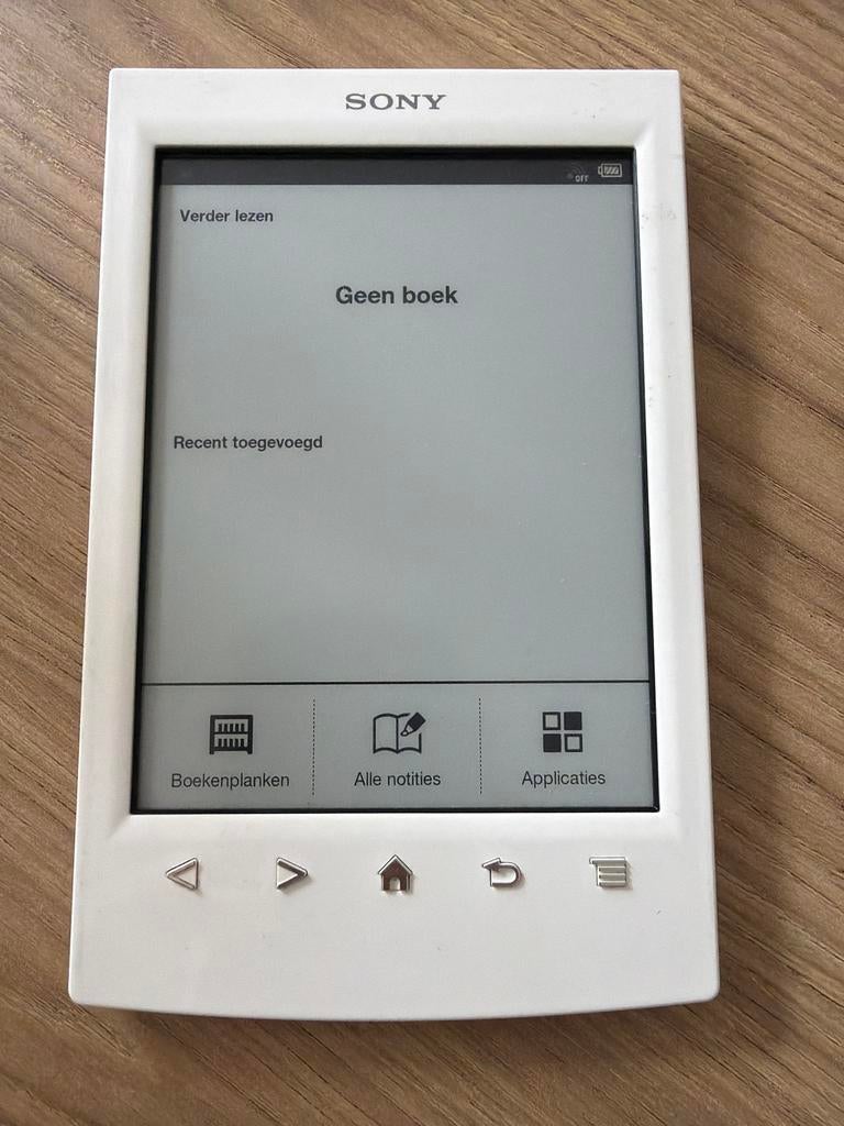 Sony PRS-T2 E-reader - Wit, Computers en Software, E-readers, Gebruikt, 6 inch of minder, 4 GB of minder, Touchscreen, Ophalen of Verzenden