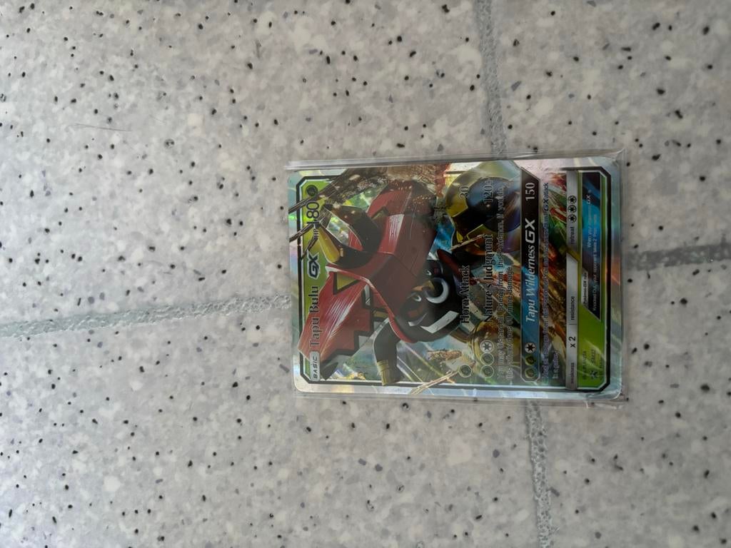 Pokémon Kaart Tapu Bulu GX - Zo goed als nieuw, Ophalen, Zo goed als nieuw, Losse kaart