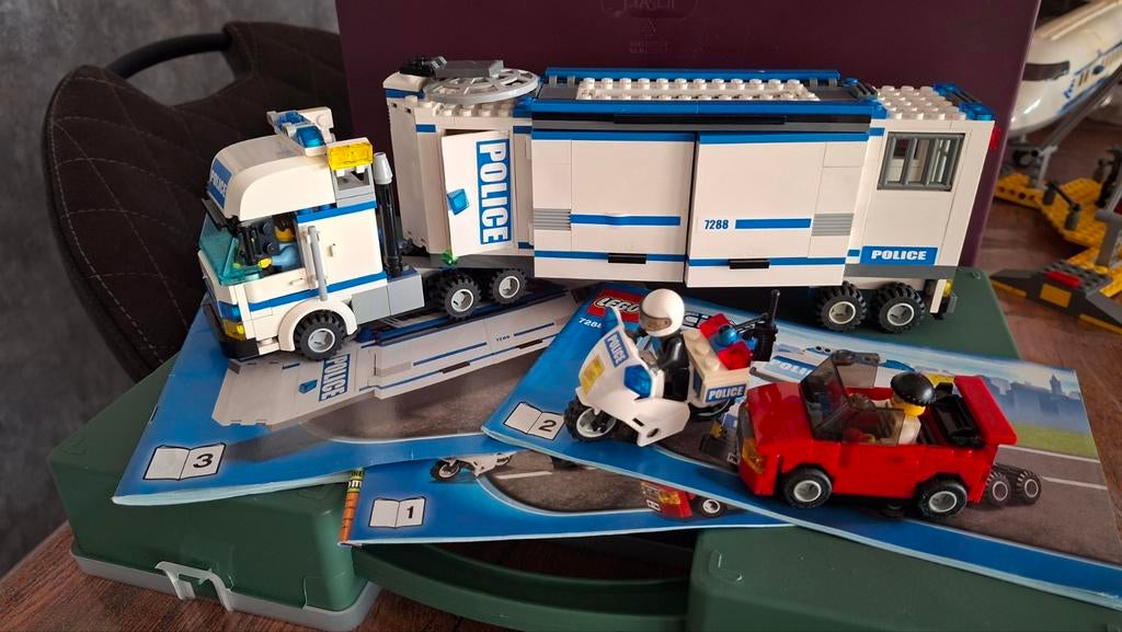 Lego City Politie Mobiele Commando Eenheid 7288, Ophalen of Verzenden, Gebruikt, Complete set, Lego