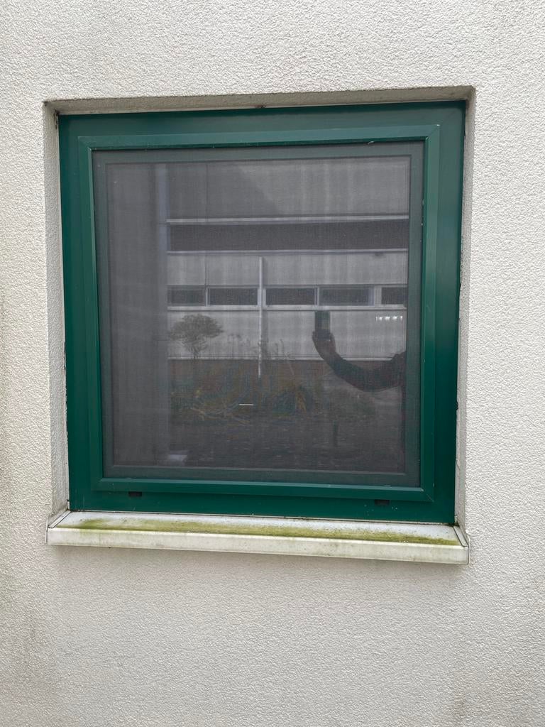 Aluminium draai kiep kozijn, Kunststof, Gebruikt, Raamkozijn, 75 tot 150 cm