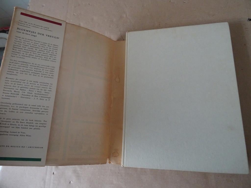 Leonard de Vries Bloempjes der Vreugd voor de Lieve Jeugd, Ophalen of Verzenden, Zo goed als nieuw, Leonard de Vries