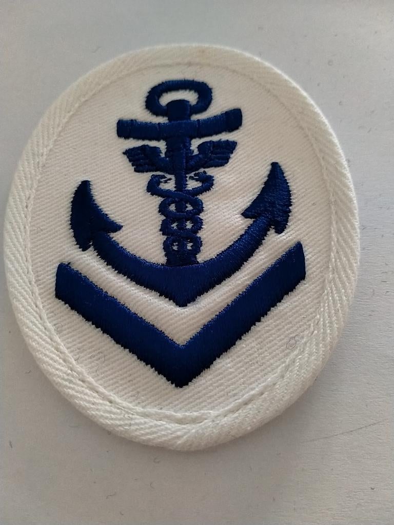 DDR Volksmarine , Oberverwaltungsmaat, Verzenden, Marine, Duitsland, Embleem of Badge