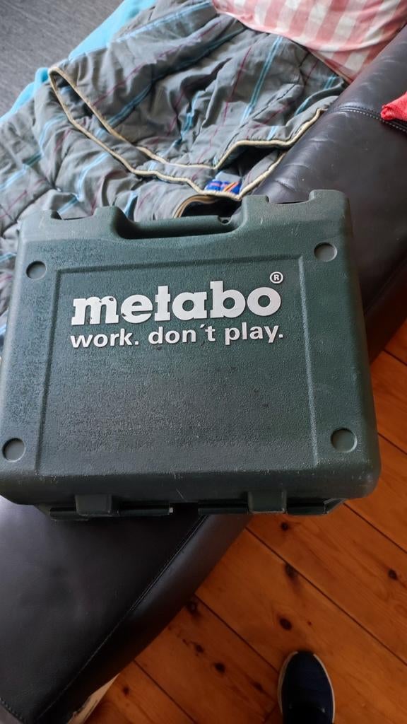 Metabo FMS 200 Intec schuurmachine met stoffilter, Ophalen of Verzenden, Gebruikt, Minder dan 600 watt, Vlakschuurmachine