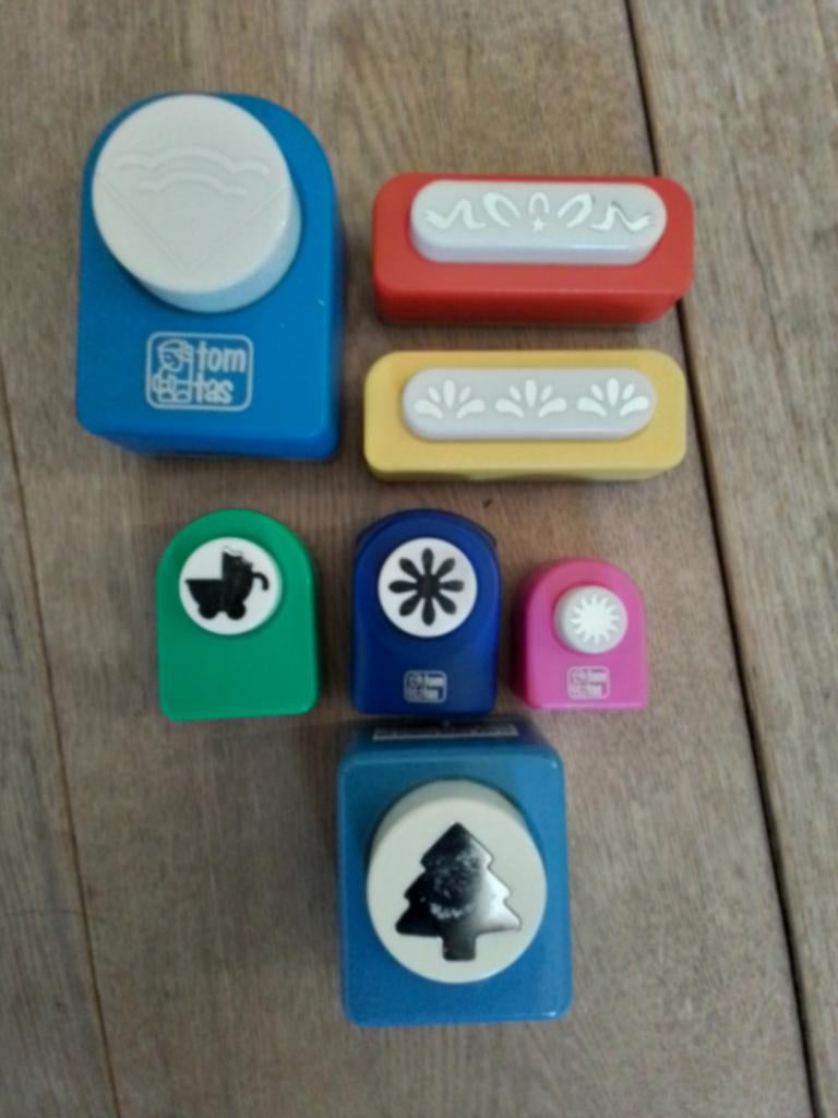 Set van 7  ponsen voor knutselwerk, Ophalen of Verzenden, Zo goed als nieuw, Gereedschap of Toebehoren
