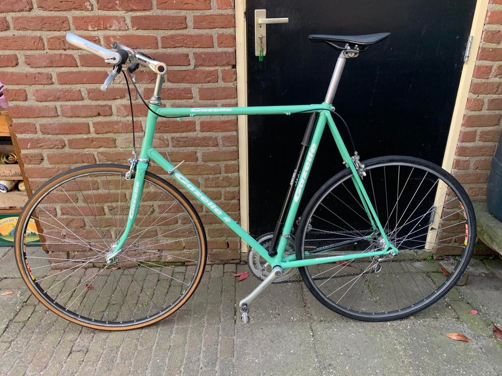 Gazelle (race) fiets met recht stuur, 59 cm of meer, Ophalen, Jaren '60 of nieuwer
