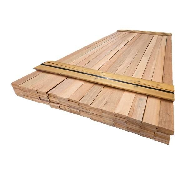 111 Meranti planken / latten geschaafd 1.2x6.8 cm - nr: HP28