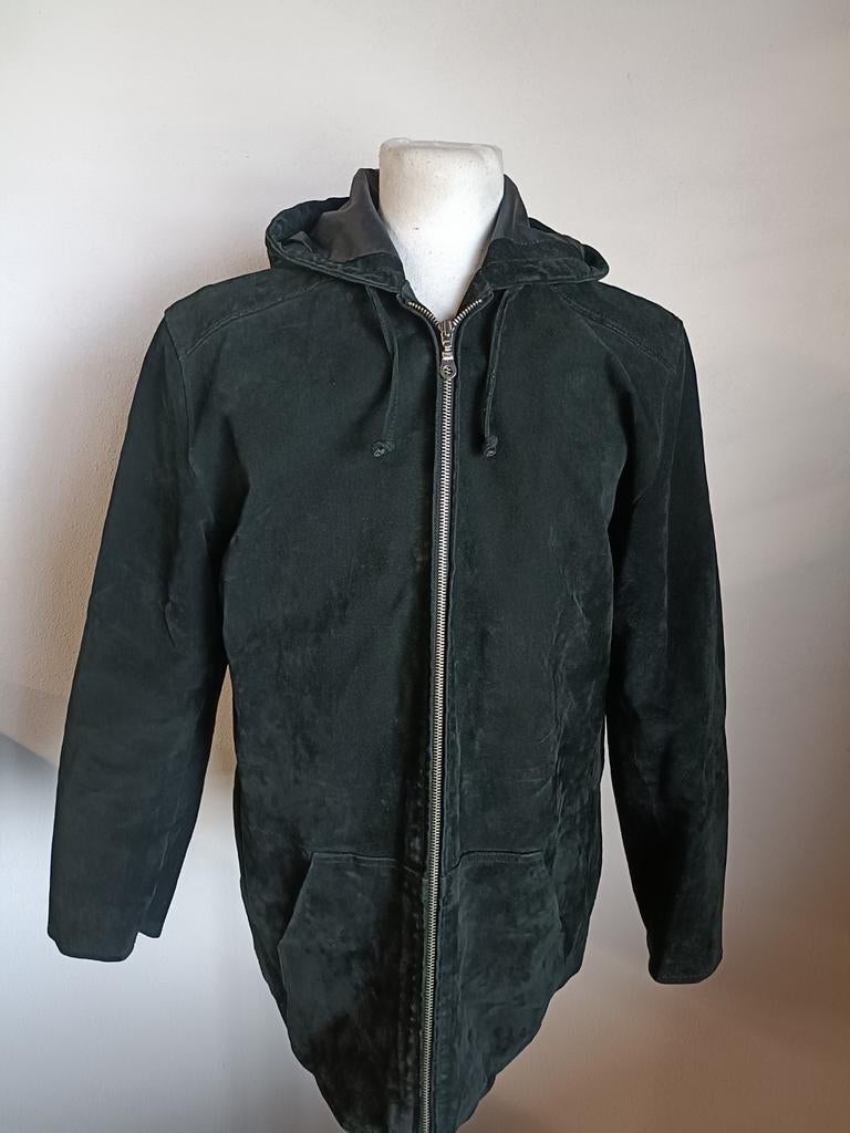 Rhythm jas zwart suède maat L, Ophalen of Verzenden, Zo goed als nieuw, Maat 38/40 (M), Zwart