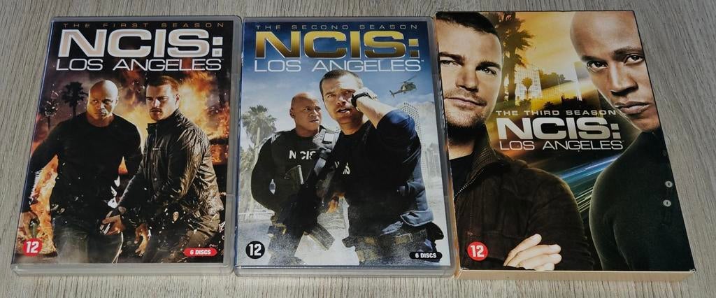 NCIS: Los Angeles - Seizoen 1, 2 & 3 - 18 DVDs, Cd's en Dvd's, Dvd's | Tv en Series, Gebruikt, Boxset, Ophalen of Verzenden, Actie en Avontuur