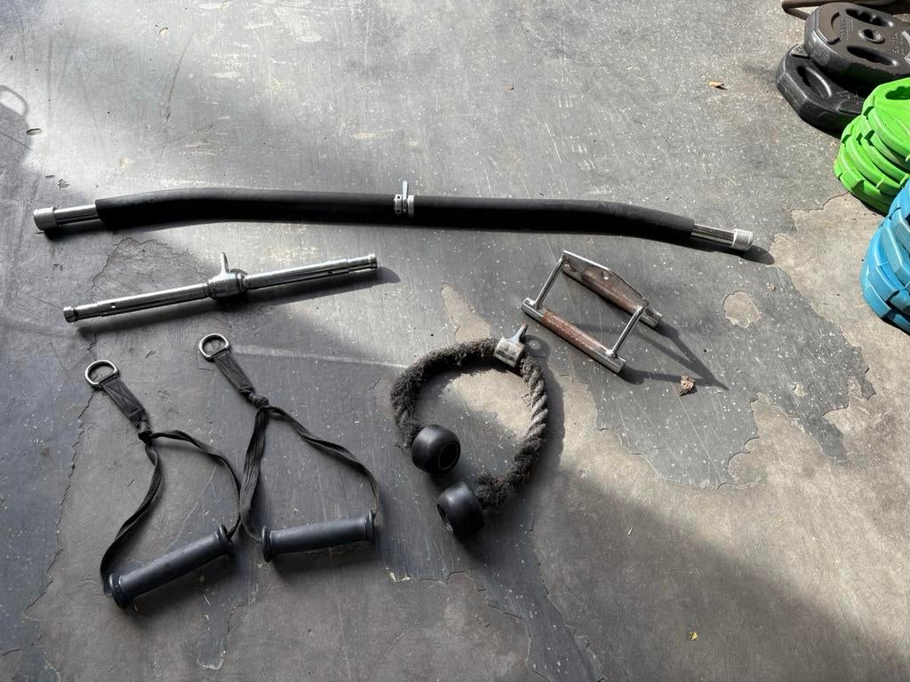 Lat pull pully accessoires ( set nr 3), Accesoires, Gebruikt, Set nr 3, Overige typen