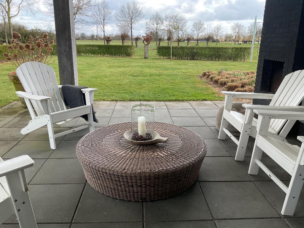 Borek Brio lounge tafel, tuintafel, Ophalen, Zo goed als nieuw, Rond, Overige materialen