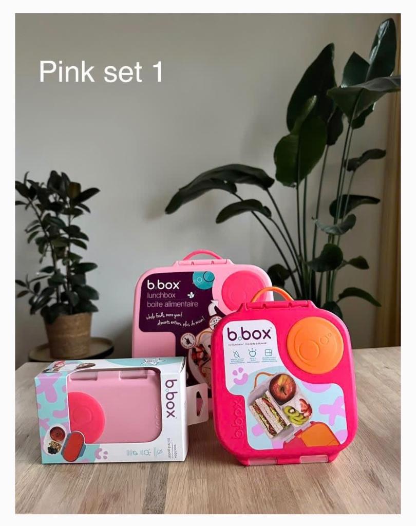 B.box lunchbox + snack box  + sets voor school, Ophalen of Verzenden, Nieuw