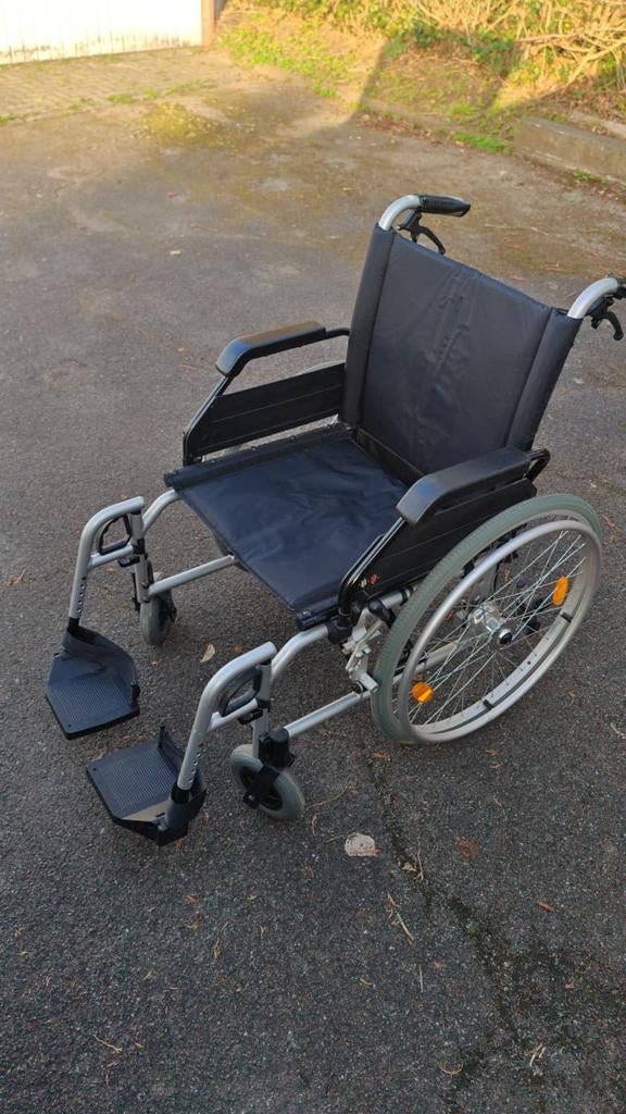 Bischoff Pyro Light opvouwbare rolstoel 50 cm, Diversen, Rolstoelen, Duwrolstoel, Inklapbaar, Ophalen