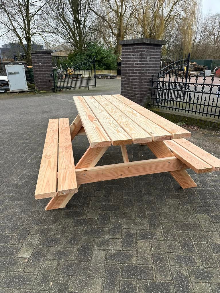 Douglas picknicktafel, Tuin en Terras, Picknicktafels, Nieuw, Rechthoekig, Hout, Ophalen