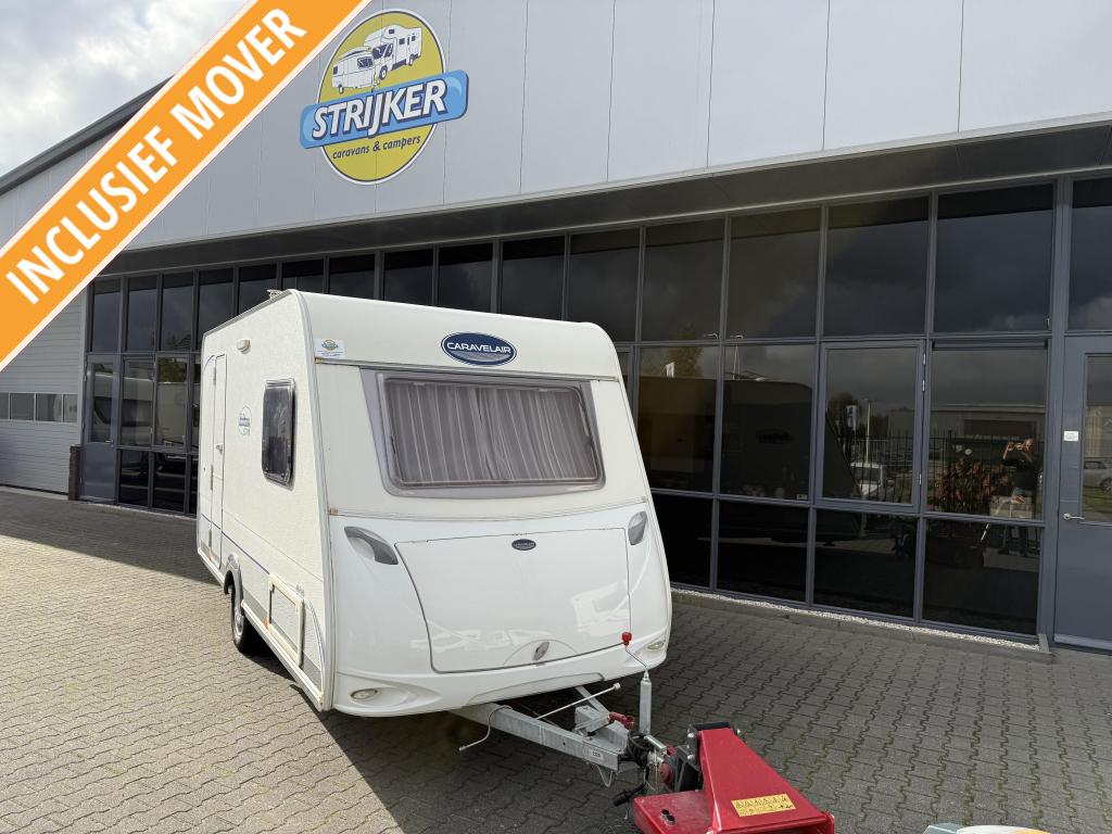 Caravelair Ambiance Style 400 CP Bed + Zit WC 840kg Mover, Caravans en Kamperen, Schokbreker, Bedrijf, Treinzit, 4 tot 5 meter