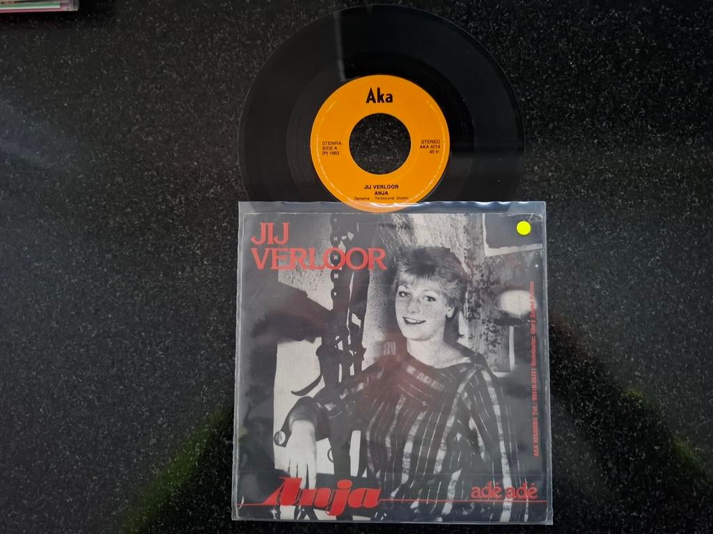Anja - Jij verloor / Ade ade, Ophalen of Verzenden, Gebruikt, 7 inch, Levenslied of Smartlap