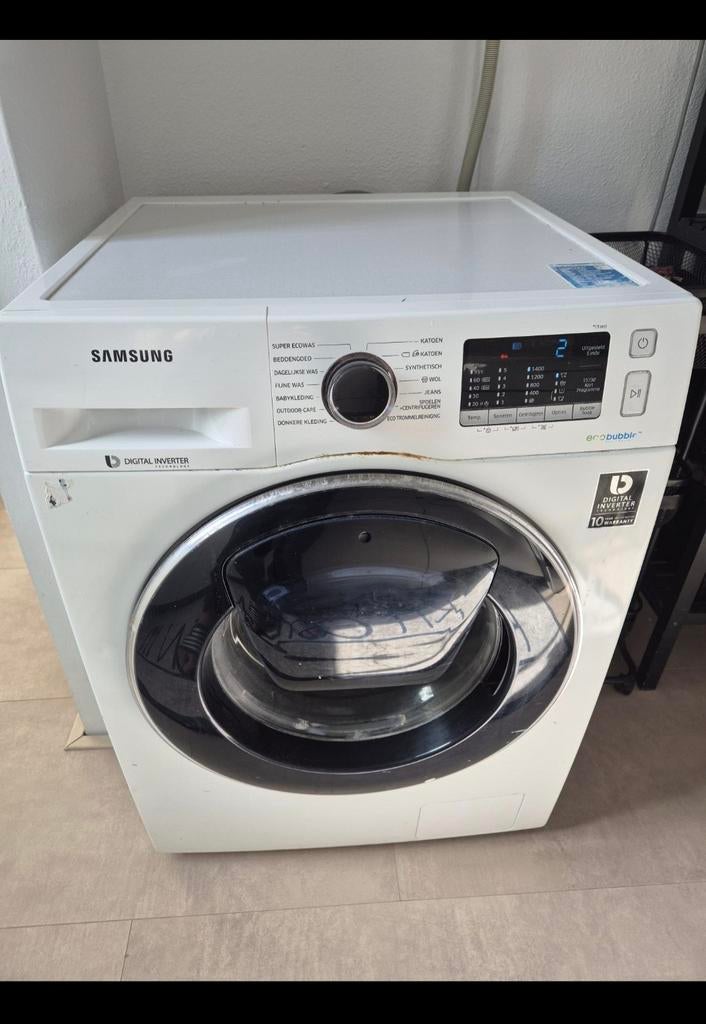 Wasmachine SAMSUNG WW90K5400UW, Witgoed en Apparatuur, Wasmachines, 1200 tot 1600 toeren, Gebruikt, 8 tot 10 kg, Ophalen of Verzenden